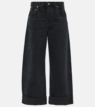 Ayla high-rise wide-leg jeans