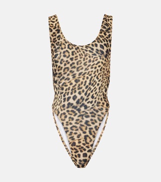 Marissa cheetah-print swimsuit