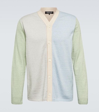 Cotton and cashmere cardigan