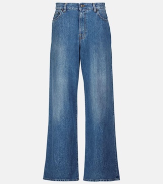 Egli high-rise wide-leg jeans