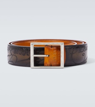 Leather belt