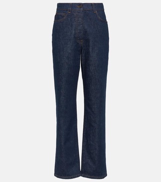 Borjis high-rise straight jeans