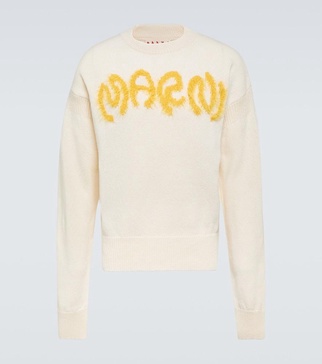 Logo virgin wool sweater