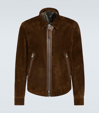 Suede blouson