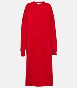 Weird cashmere-blend midi dress