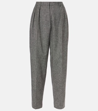 Emmett wool tweed tapered pants