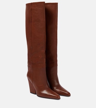 Jane leather knee-high boots