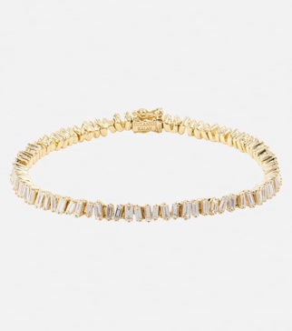 18kt gold bracelet with diamonds