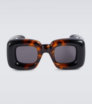 Inflated square sunglasses