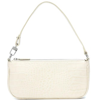 Rachel croc-effect leather shoulder bag