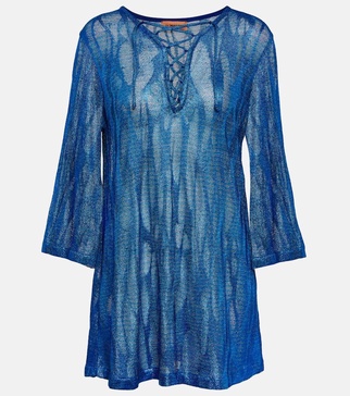 Jacquard beach dress