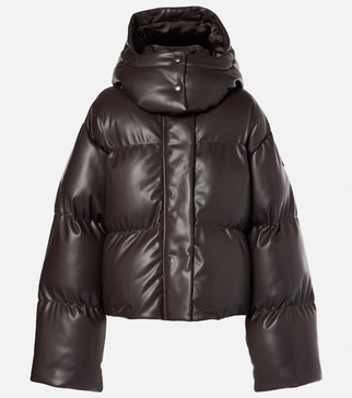 Altermat faux leather puffer jacket