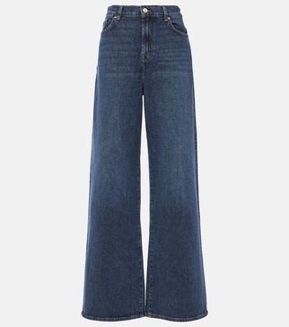 Scout high-rise wide-leg jeans