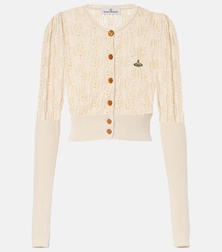 Samantha cotton and cashmere cardigan