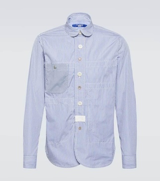 Striped cotton Oxford shirt