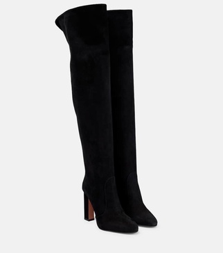 Joplin suede over-the-knee boots