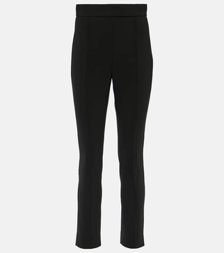 High-rise slim pants