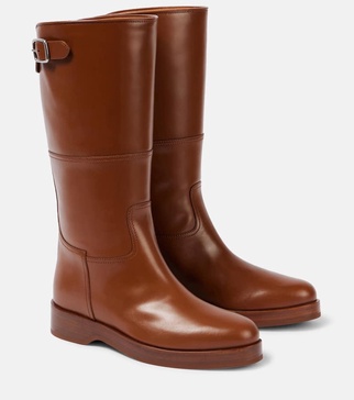 Lupo leather knee-high boots