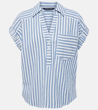 Almera striped cotton shirt