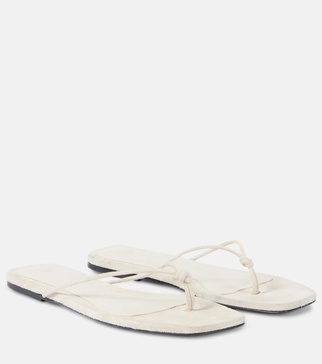 The Knot suede thong sandals