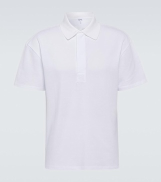 Cotton pique polo shirt