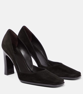 Mae suede pumps