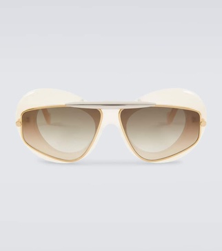 Wing cat-eye sunglasses