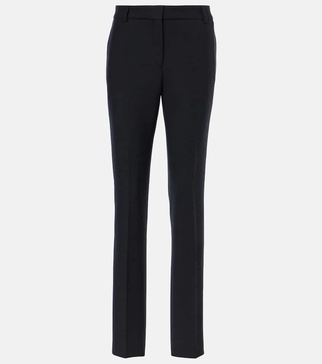 Low-rise slim pants