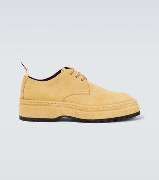 Les Derbies Pavane suede Derby shoes