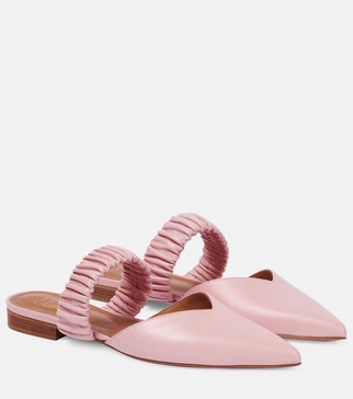 Matilda leather slippers