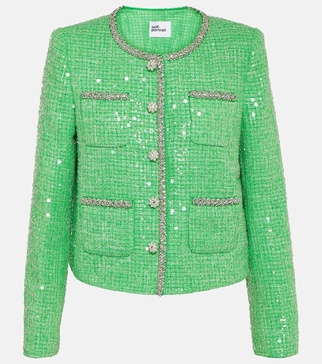 Sequined curly jacket