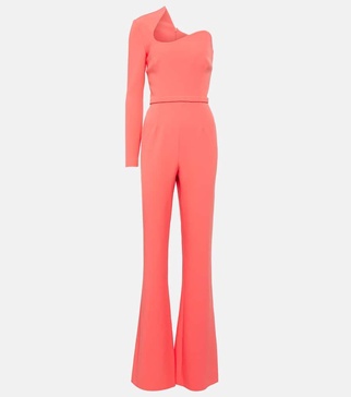 Jonal one-shoulder crêpe jumpsuit