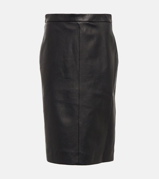 Lianna leather skirt