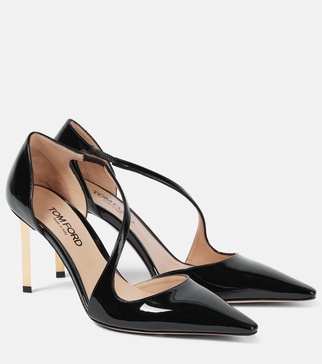 Newton patent leather pumps