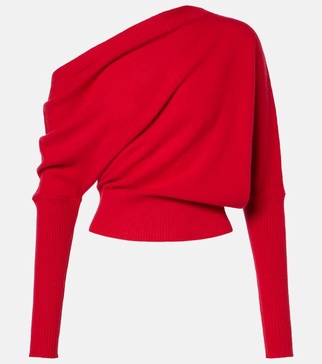 Paxi off-shoulder cashmere sweater