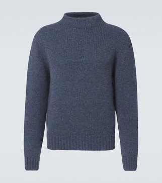 Cashmere mouliné sweater