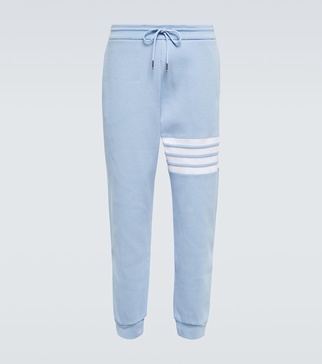 4-Bar cotton sweatpants