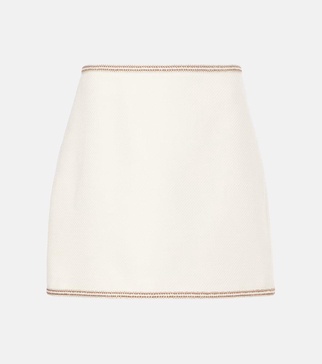 Ohemia wool-blend miniskirt