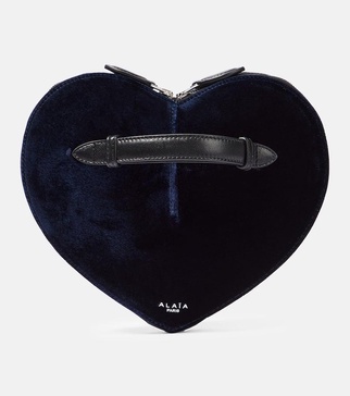 Le Cœur velvet heart clutch