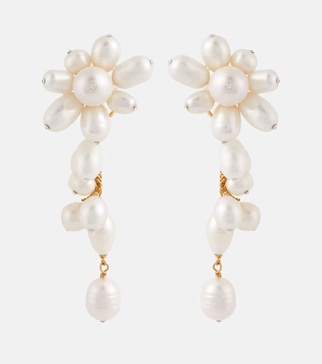 Florance baroque pearl drop earrings