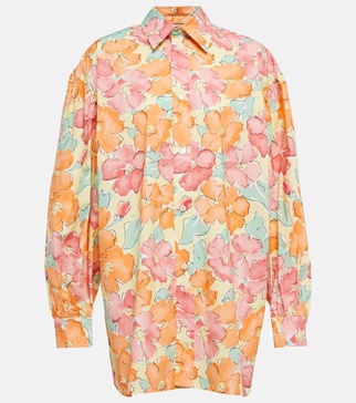 Floral cotton shirt