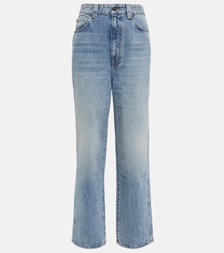 Martin distressed high-rise jeans