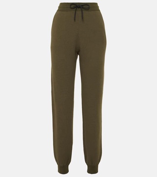 Cotton and cashmere sweatpants