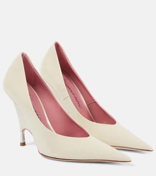 Godiva patent leather pumps