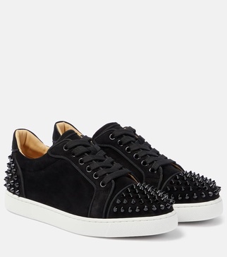 Vieira 2 spiked suede sneakers