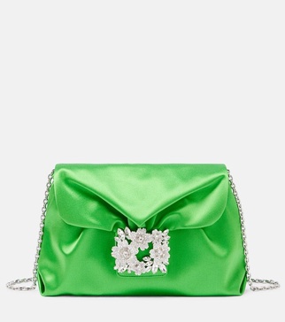 RV Bouquet satin shoulder bag