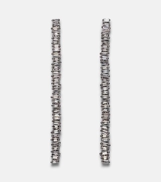 Savannah Milli 18kt white gold earrings with diamonds