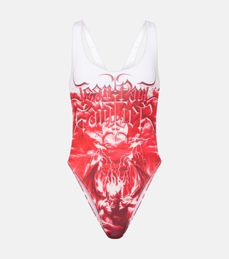 Diablo printed swimsuit