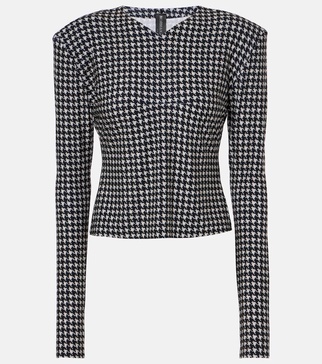 Houndstooth top