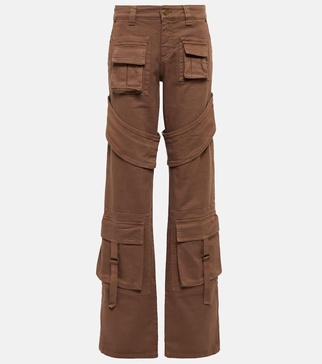 Cotton canvas cargo pants